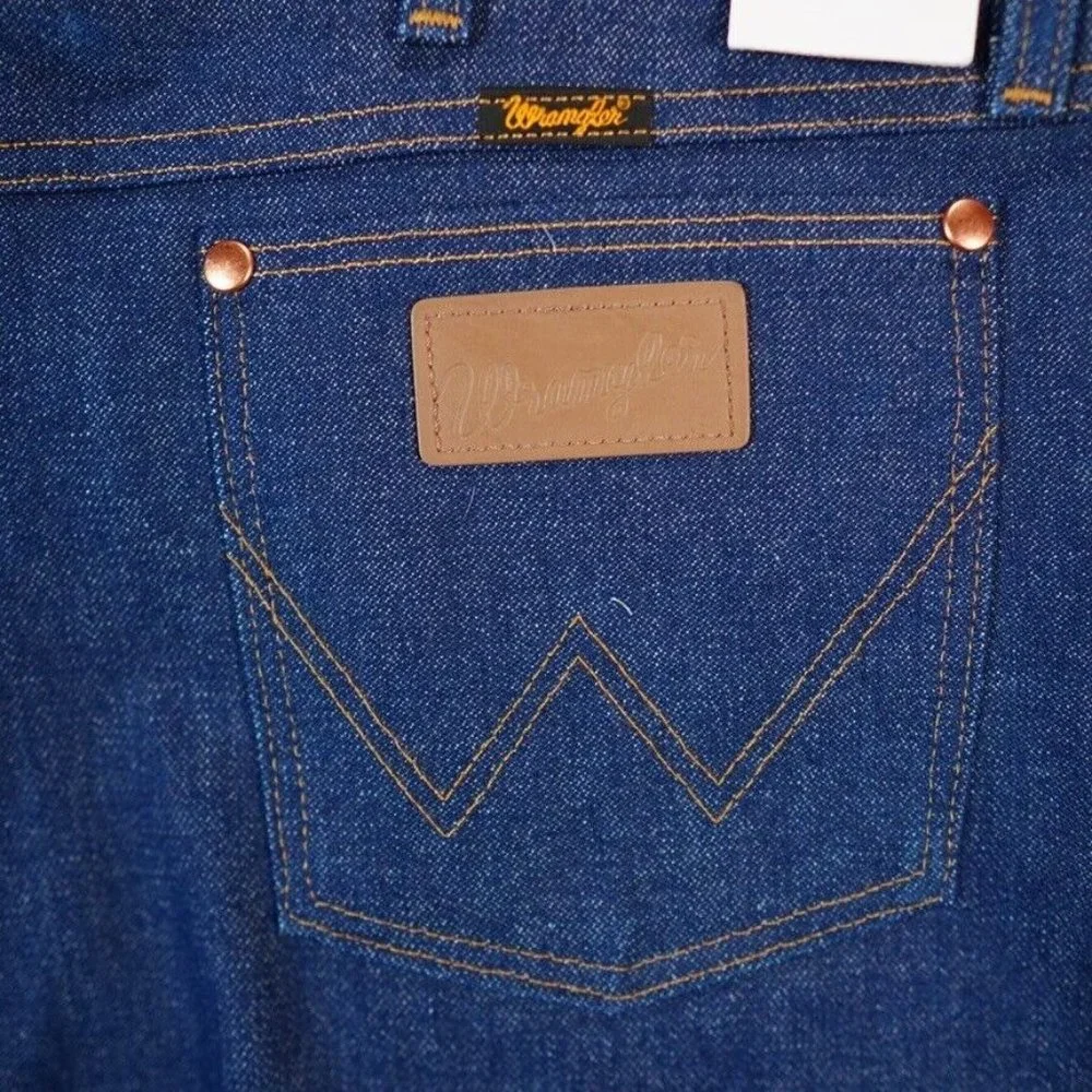 Wrangler Jeans 13MWZ Mens 36x30 Blue Cowboy Cut Original Fit Rigid US Fabric‎ - Picture 7 of 10